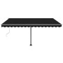 Toldo de pie automático gris antracita 400x300 cm en Toldos | Comprar online en Foru.es