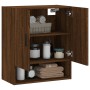 Armario de pared madera de ingeniería marrón roble 60x31x70 cm de vidaXL, Taquillas y armarios de almacenamiento - Ref: Foro2...