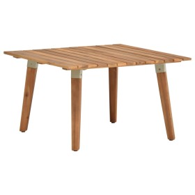 Mesa de centro de jardín madera maciza de acacia 60x60x36 cm en Mesas de jardín | Comprar online en Foru.es