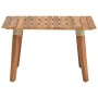 Mesa de centro de jardín madera maciza de acacia 60x60x36 cm en Mesas de jardín | Comprar online en Foru.es