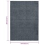 Alfombra de pelo corto gris antracita 140x200 cm de vidaXL, Alfombras - Ref: Foro24-340308, Precio: 63,78 €, Descuento: %