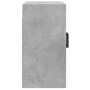Armario de pared madera de ingeniería gris hormigón 60x31x60 cm de vidaXL, Taquillas y armarios de almacenamiento - Ref: Foro...