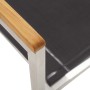 Sillas de jardín 4 unidades textilene y acero inoxidable gris en Sillas de jardín | Comprar online en Foru.es