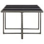 Set de comedor de jardín 11 pzas y cojines ratán sintético gris en Conjuntos de jardín | Comprar online en Foru.es