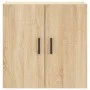 Sonoma oak engineered wood wall cabinet 60x31x60 cm by vidaXL, Lockers and storage cabinets - Ref: Foro24-829967, Price: 54,5...