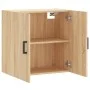 Sonoma oak engineered wood wall cabinet 60x31x60 cm by vidaXL, Lockers and storage cabinets - Ref: Foro24-829967, Price: 54,5...