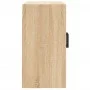 Sonoma oak engineered wood wall cabinet 60x31x60 cm by vidaXL, Lockers and storage cabinets - Ref: Foro24-829967, Price: 54,5...
