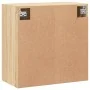 Sonoma oak engineered wood wall cabinet 60x31x60 cm by vidaXL, Lockers and storage cabinets - Ref: Foro24-829967, Price: 54,5...