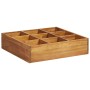 Arriate de especias madera maciza de acacia 60x60x15 cm en Macetas y jardineras | Comprar online en Foru.es