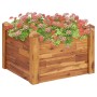 Arriate de madera maciza de acacia 60x60x44 cm en Macetas y jardineras | Comprar online en Foru.es