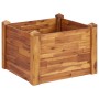 Arriate de madera maciza de acacia 60x60x44 cm en Macetas y jardineras | Comprar online en Foru.es