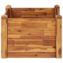 Arriate de madera maciza de acacia 60x60x44 cm en Macetas y jardineras | Comprar online en Foru.es
