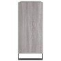 Mueble discos madera contrachapada gris Sonoma 84,5x38x89 cm de vidaXL, Almacenamiento para CD y DVD - Ref: Foro24-831786, Pr...