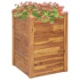 Arriate de madera maciza de acacia 60x60x84 cm en Macetas y jardineras | Comprar online en Foru.es