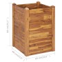 Arriate de madera maciza de acacia 60x60x84 cm en Macetas y jardineras | Comprar online en Foru.es