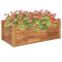 Arriate de madera maciza de acacia 110x60x44 cm en Macetas y jardineras | Comprar online en Foru.es