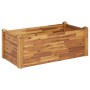 Arriate de madera maciza de acacia 110x60x44 cm en Macetas y jardineras | Comprar online en Foru.es