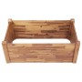 Arriate de madera maciza de acacia 110x60x44 cm en Macetas y jardineras | Comprar online en Foru.es