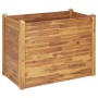 Arriate de madera maciza de acacia 110x60x84 cm en Macetas y jardineras | Comprar online en Foru.es