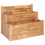 Jardinera de 2 niveles madera maciza de acacia 110x75x84 cm en Macetas y jardineras | Comprar online en Foru.es