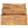Jardinera de 2 niveles madera maciza de acacia 110x75x84 cm en Macetas y jardineras | Comprar online en Foru.es