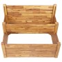 Jardinera de 2 niveles madera maciza de acacia 110x75x84 cm en Macetas y jardineras | Comprar online en Foru.es