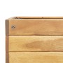 Jardinera elevada de madera maciza de acacia 78,5x58,5x78,5 cm en Macetas y jardineras | Comprar online en Foru.es