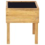 Jardinera elevada de madera maciza de acacia 50x40x45 cm en Macetas y jardineras | Comprar online en Foru.es