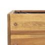 Jardinera elevada de madera maciza de acacia 50x40x45 cm en Macetas y jardineras | Comprar online en Foru.es