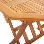 Mesa de jardín plegable madera maciza de acacia 135x85x75 cm en Mesas de jardín | Comprar online en Foru.es