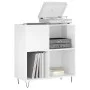 Sperrholz-Disc-Gehäuse glänzend weiß 84,5x38x89 cm von vidaXL, CD- und DVD-Speicher - Ref: Foro24-831774, Preis: 75,69 €, Rab...