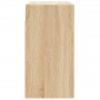 Armario de pared madera de ingeniería roble Sonoma 60x31x60 cm de vidaXL, Taquillas y armarios de almacenamiento - Ref: Foro2...