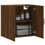 Armario de pared madera de ingeniería marrón roble 60x31x60 cm de vidaXL, Taquillas y armarios de almacenamiento - Ref: Foro2...