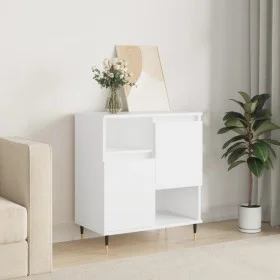 Aparador de madera contrachapada blanco 60x35x70 cm de vidaXL, Aparadores - Ref: Foro24-831180, Precio: 53,24 €, Descuento: %