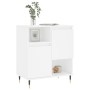 Aparador de madera contrachapada blanco 60x35x70 cm de vidaXL, Aparadores - Ref: Foro24-831180, Precio: 57,05 €, Descuento: %