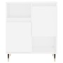 Aparador de madera contrachapada blanco 60x35x70 cm de vidaXL, Aparadores - Ref: Foro24-831180, Precio: 57,05 €, Descuento: %