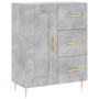 Aparador de madera de ingeniería gris hormigón 69,5x34x90 cm de vidaXL, Aparadores - Ref: Foro24-830248, Precio: 91,22 €, Des...