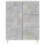 Aparador de madera de ingeniería gris hormigón 69,5x34x90 cm de vidaXL, Aparadores - Ref: Foro24-830248, Precio: 91,22 €, Des...