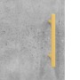 Aparador de madera de ingeniería gris hormigón 69,5x34x90 cm de vidaXL, Aparadores - Ref: Foro24-830248, Precio: 91,22 €, Des...