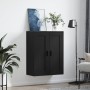 Armario de pared madera de ingeniería negro 69,5x34x90 cm de vidaXL, Aparadores - Ref: Foro24-830397, Precio: 78,81 €, Descue...