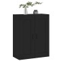 Armario de pared madera de ingeniería negro 69,5x34x90 cm de vidaXL, Aparadores - Ref: Foro24-830397, Precio: 78,81 €, Descue...