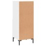 Aparador de madera contrachapada blanco brillante 34,5x34x90 cm de vidaXL, Aparadores - Ref: Foro24-828670, Precio: 60,81 €, ...