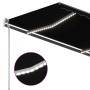 Toldo retráctil manual con luz LED gris antracita 450x300 cm en Toldos | Comprar online en Foru.es