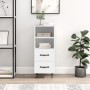 Aparador madera de ingeniería blanco 34,5x34x90 cm de vidaXL, Aparadores - Ref: Foro24-828660, Precio: 52,44 €, Descuento: %
