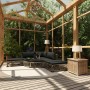 Set de sofás de jardín 6 piezas y cojines ratán sintético gris en Conjuntos de jardín | Comprar online en Foru.es