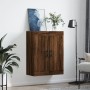 Armario de pared madera ingeniería roble marrón 69,5x34x90 cm de vidaXL, Aparadores - Ref: Foro24-830411, Precio: 66,85 €, De...