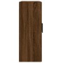 Armario de pared madera ingeniería roble marrón 69,5x34x90 cm de vidaXL, Aparadores - Ref: Foro24-830411, Precio: 66,85 €, De...