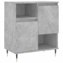 Aparador de madera contrachapada gris hormigón 60x35x70 cm de vidaXL, Aparadores - Ref: Foro24-831184, Precio: 60,17 €, Descu...