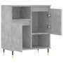 Aparador de madera contrachapada gris hormigón 60x35x70 cm de vidaXL, Aparadores - Ref: Foro24-831184, Precio: 60,17 €, Descu...