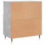 Aparador de madera contrachapada gris hormigón 60x35x70 cm de vidaXL, Aparadores - Ref: Foro24-831184, Precio: 60,17 €, Descu...
